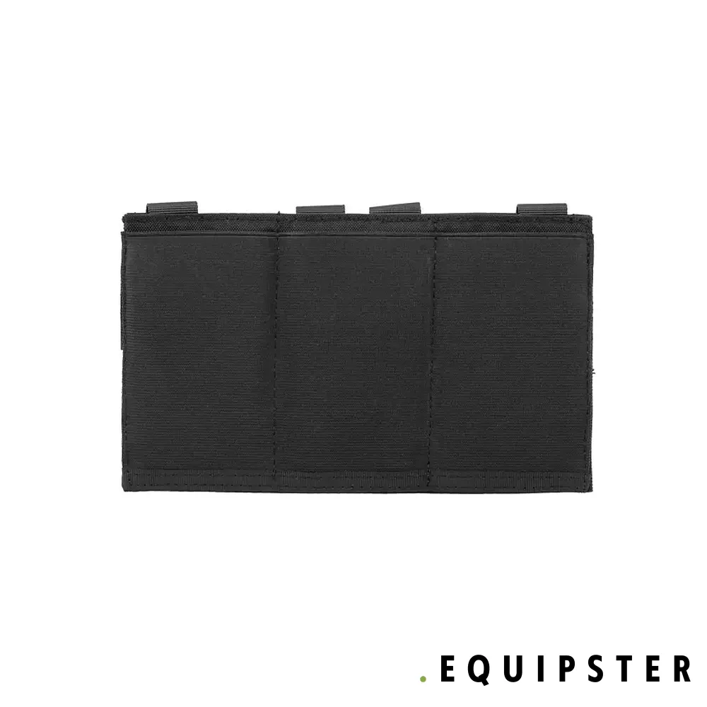 Elastic Triple M4/M16 Magazine Pouch - Black for Secure and Fast Access