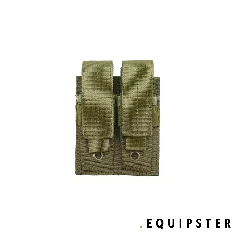 8FIELDS Double Pouch for Pistol Magazines - Olive | Durable and MOLLE-Compatible