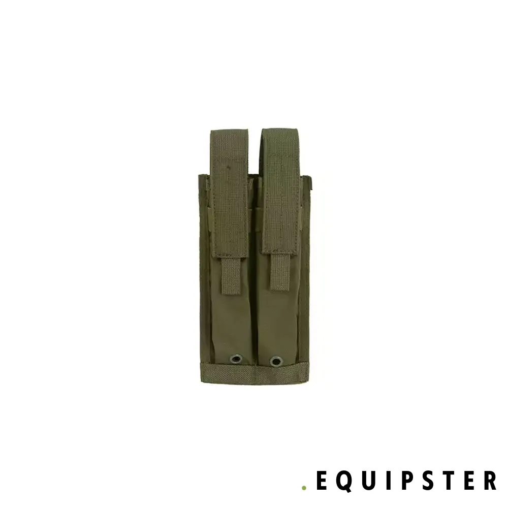 8FIELDS CM.060/UMP/MP5/UTR45 Double Magazine Pouch – Olive for Tactical Use